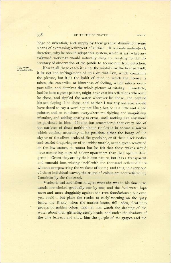 'Modern Painters' Volume I (1888 edition): Part II: Section V: Chapter I: Page 338