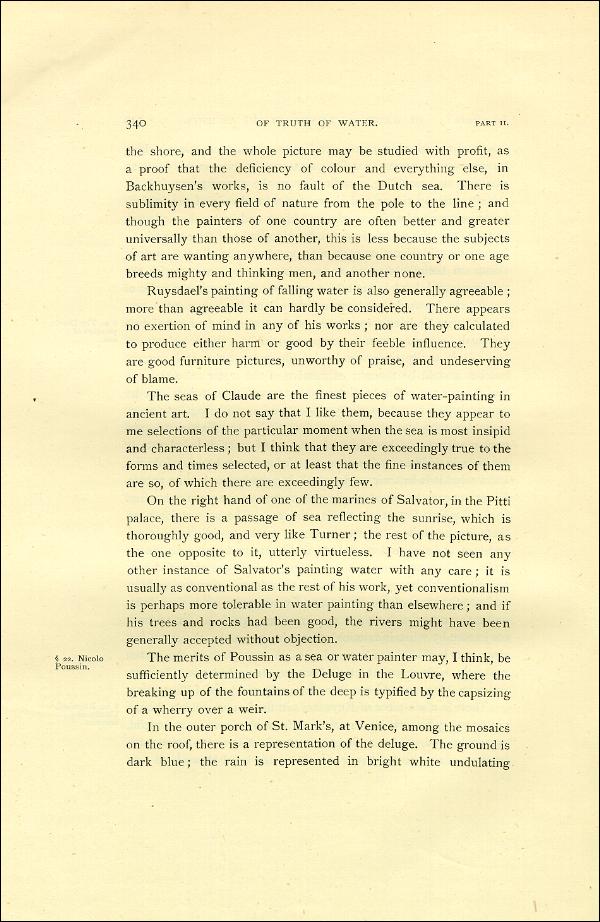 'Modern Painters' Volume I (1888 edition): Part II: Section V: Chapter I: Page 340