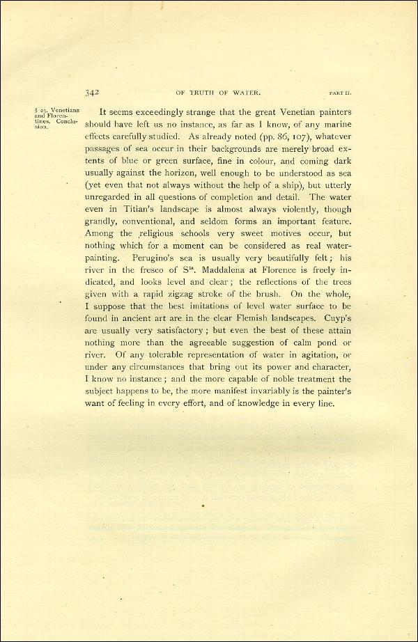 'Modern Painters' Volume I (1888 edition): Part II: Section V: Chapter I: Page 342