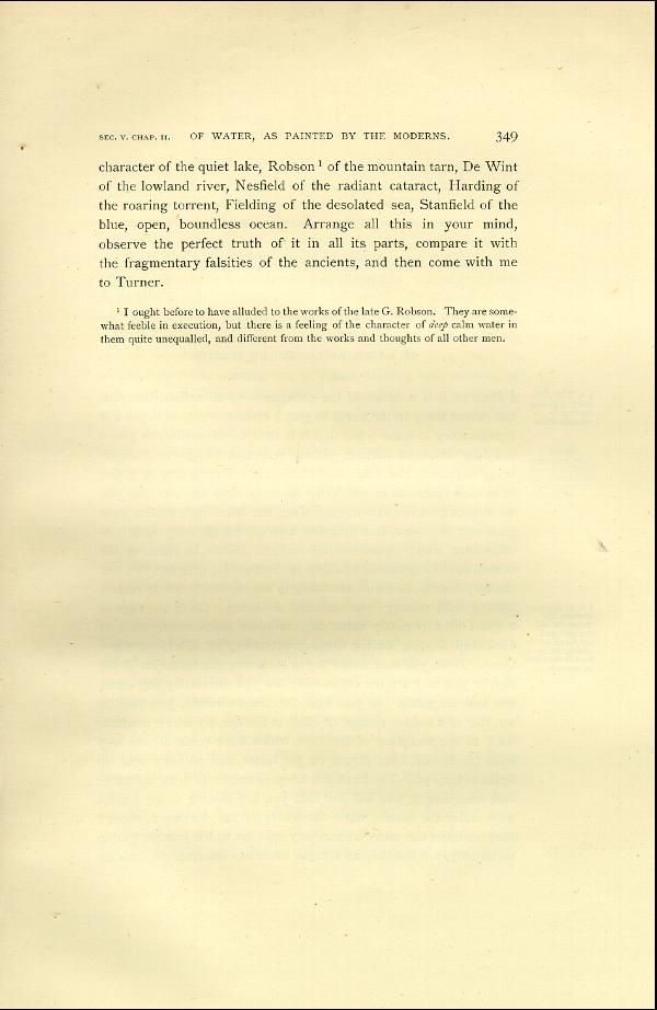 'Modern Painters' Volume I (1888 edition): Part II: Section V: Chapter II: Page 349