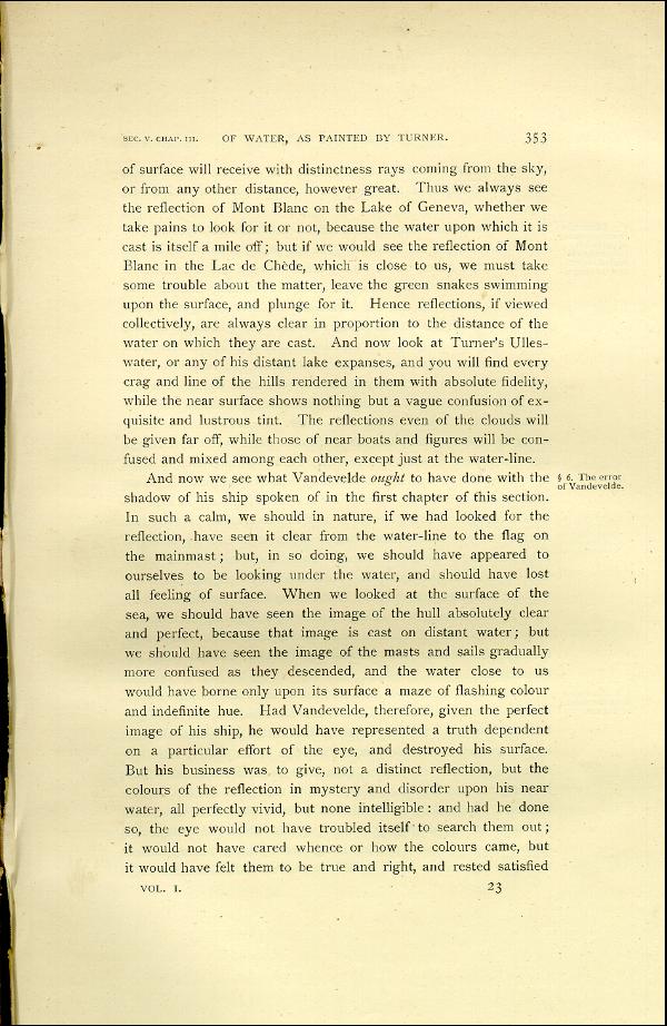 'Modern Painters' Volume I (1888 edition): Part II: Section V: Chapter III: Page 353