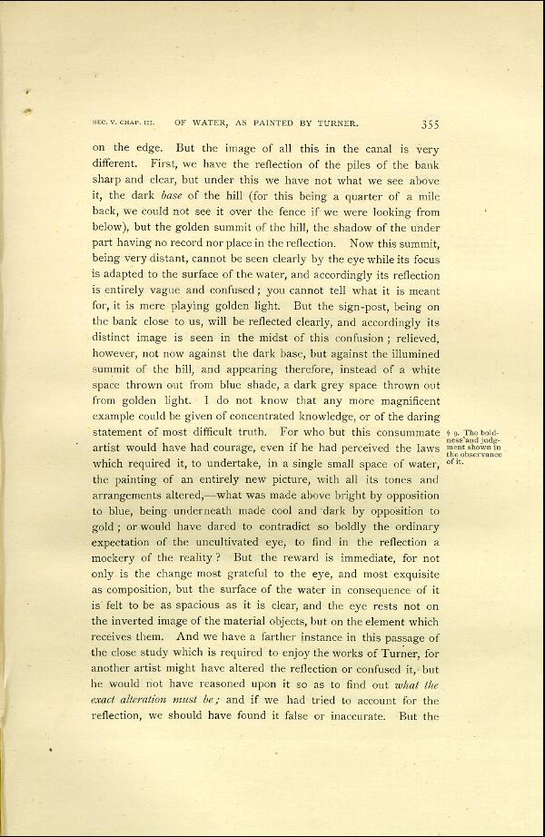 'Modern Painters' Volume I (1888 edition): Part II: Section V: Chapter III: Page 355