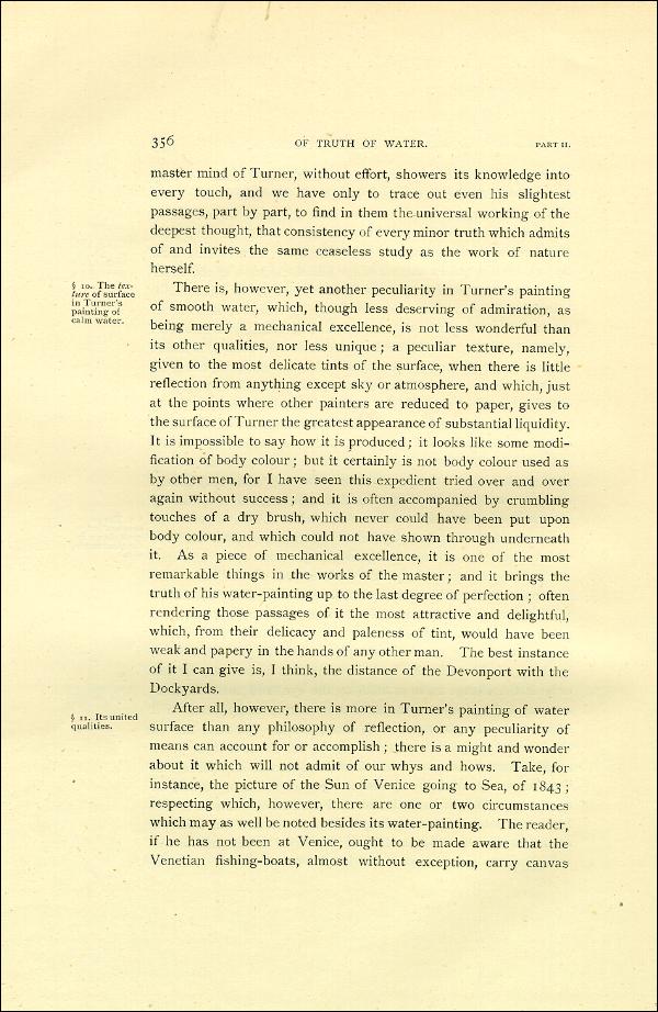 'Modern Painters' Volume I (1888 edition): Part II: Section V: Chapter III: Page 356