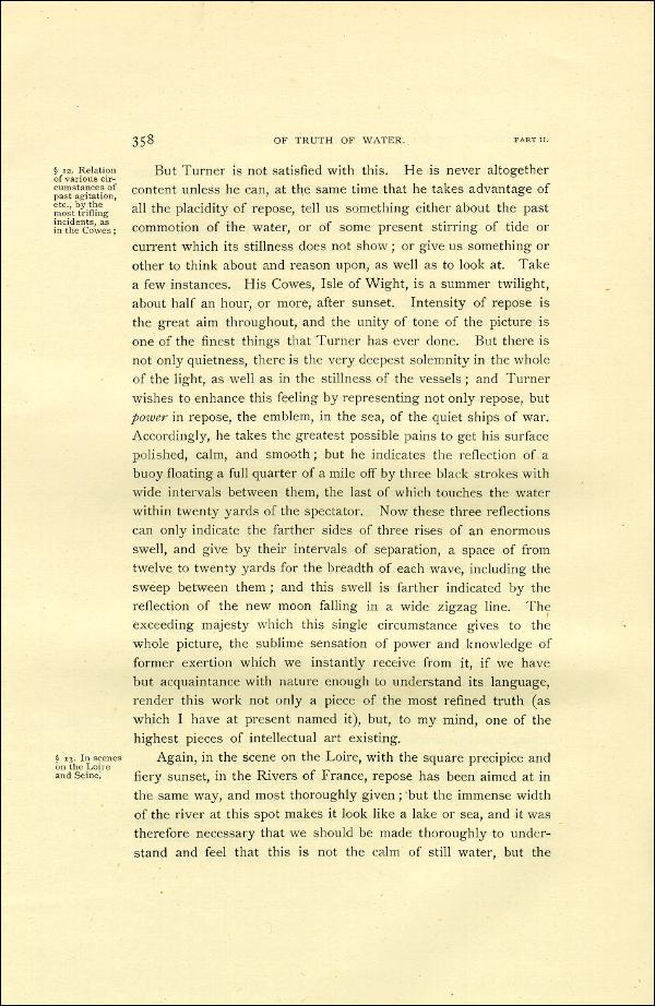 'Modern Painters' Volume I (1888 edition): Part II: Section V: Chapter III: Page 358