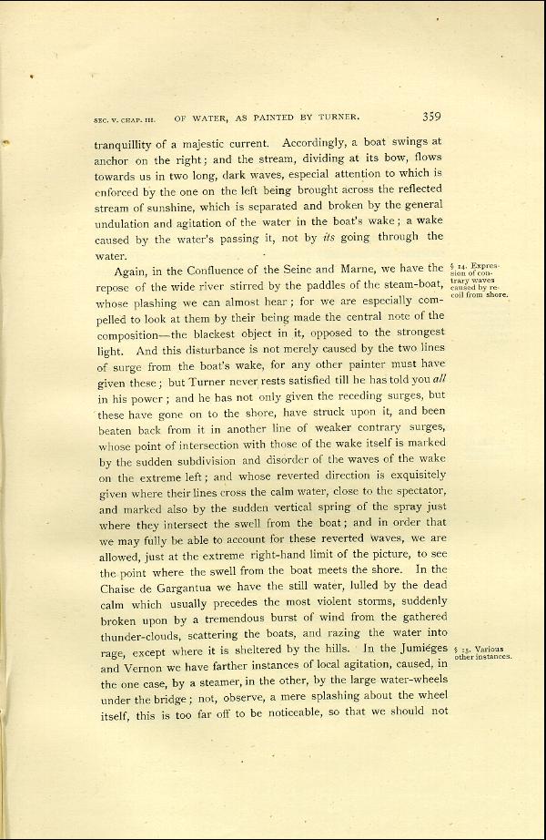 'Modern Painters' Volume I (1888 edition): Part II: Section V: Chapter III: Page 359