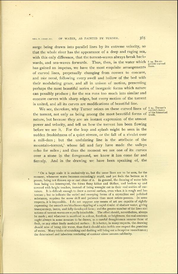 'Modern Painters' Volume I (1888 edition): Part II: Section V: Chapter III: Page 365