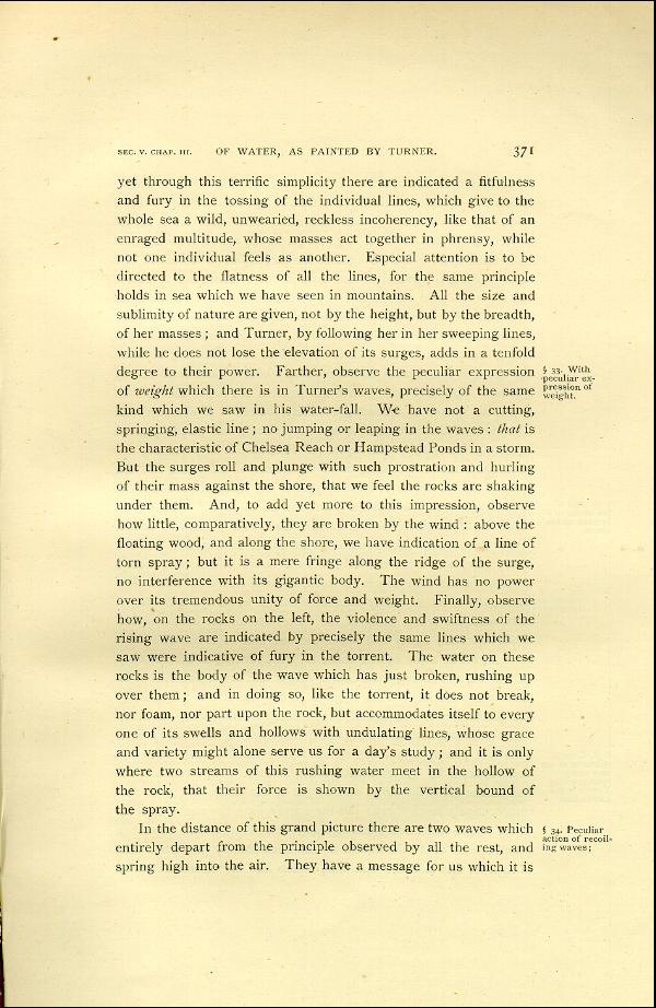 'Modern Painters' Volume I (1888 edition): Part II: Section V: Chapter III: Page 371