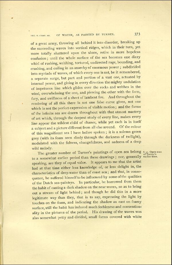 'Modern Painters' Volume I (1888 edition): Part II: Section V: Chapter III: Page 373