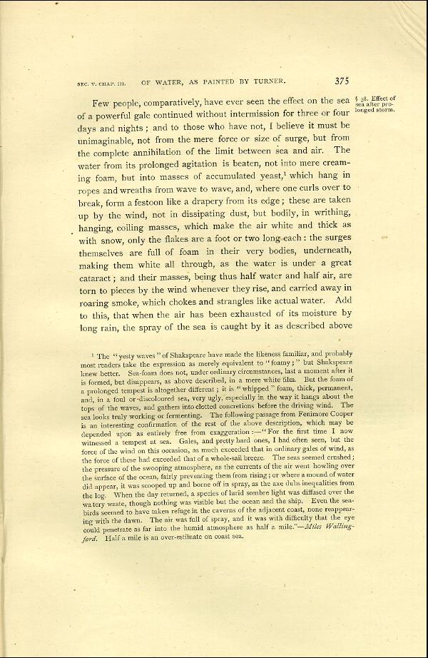 'Modern Painters' Volume I (1888 edition): Part II: Section V: Chapter III: Page 375