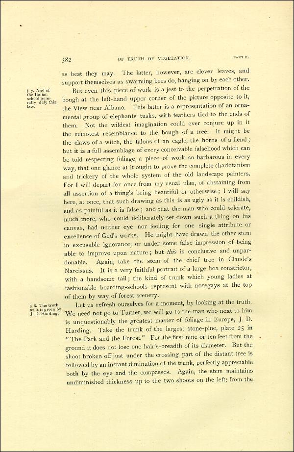 'Modern Painters' Volume I (1888 edition): Part II: Section VI: Chapter I: Page 382