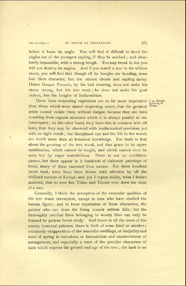 'Modern Painters' Volume I (1888 edition): Part II: Section VI: Chapter I: Page 387