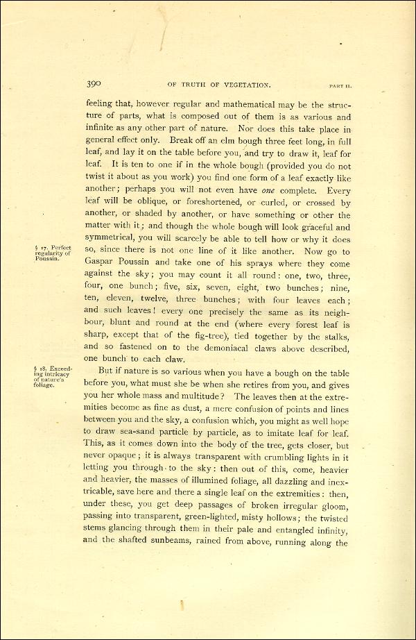 'Modern Painters' Volume I (1888 edition): Part II: Section VI: Chapter I: Page 390