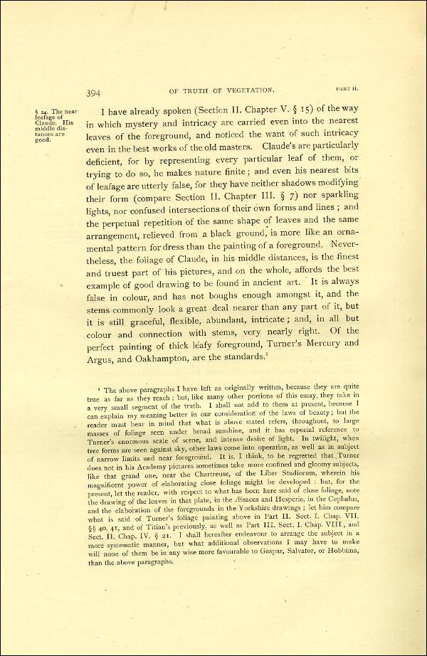 'Modern Painters' Volume I (1888 edition): Part II: Section VI: Chapter I: Page 394