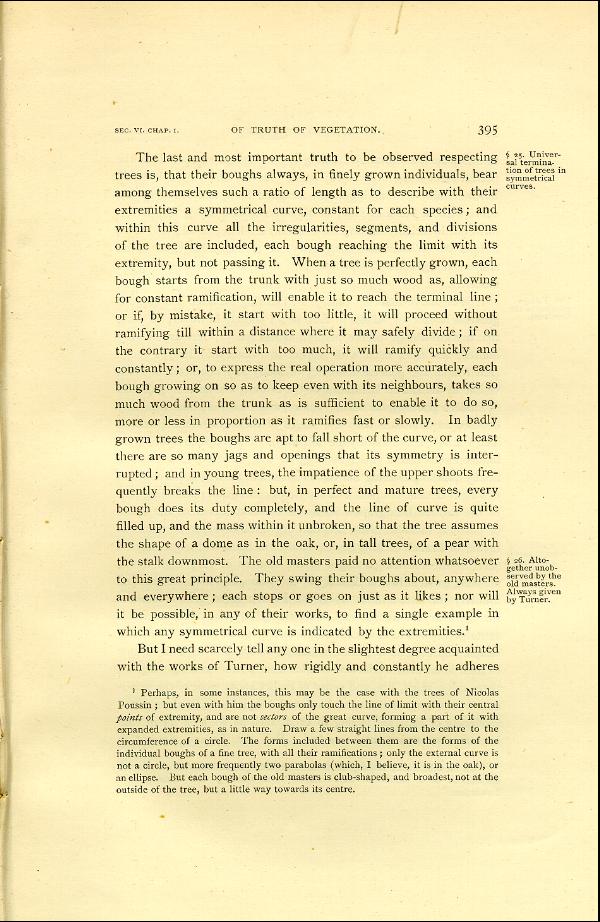 'Modern Painters' Volume I (1888 edition): Part II: Section VI: Chapter I: Page 395