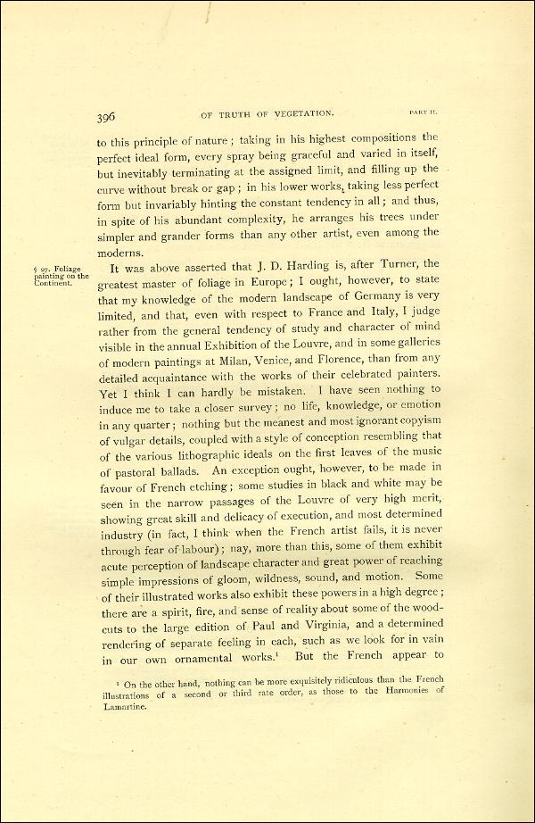 'Modern Painters' Volume I (1888 edition): Part II: Section VI: Chapter I: Page 396