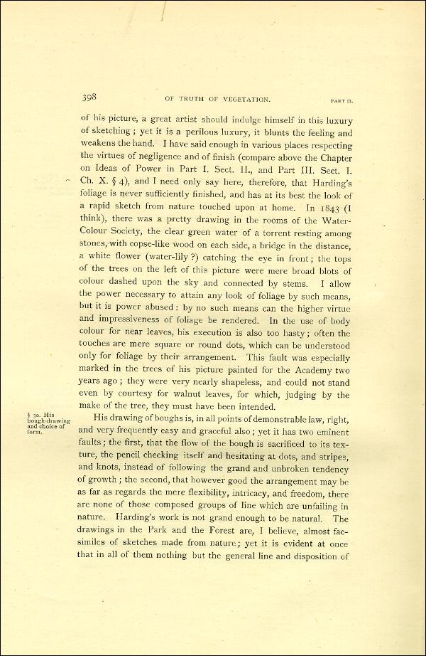 'Modern Painters' Volume I (1888 edition): Part II: Section VI: Chapter I: Page 398