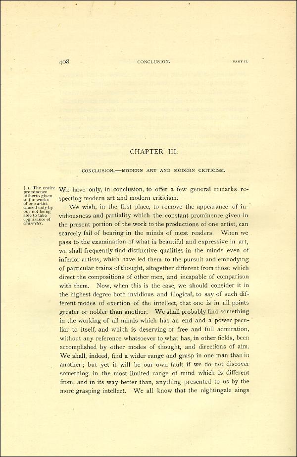 'Modern Painters' Volume I (1888 edition): Part II: Section VI: Chapter III: Page 408