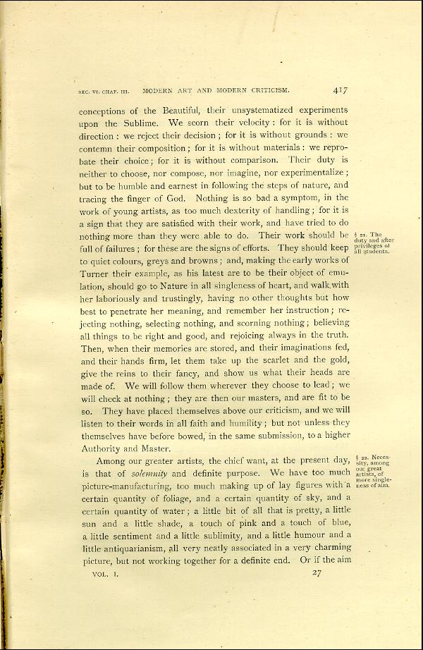 'Modern Painters' Volume I (1888 edition): Part II: Section VI: Chapter III: Page 417