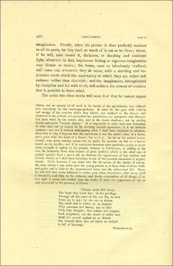 'Modern Painters' Volume I (1888 edition): Part II: Section VI: Chapter III: Page 420