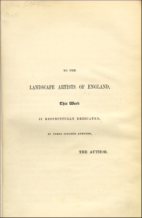 'Modern Painters' Volume I (1843 edition): Front Matter: Title Pages: Page v