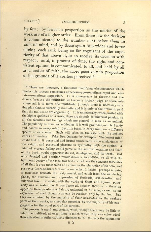 'Modern Painters' Volume I (1843 edition): Part I: Section I: Chapter I: Page 3