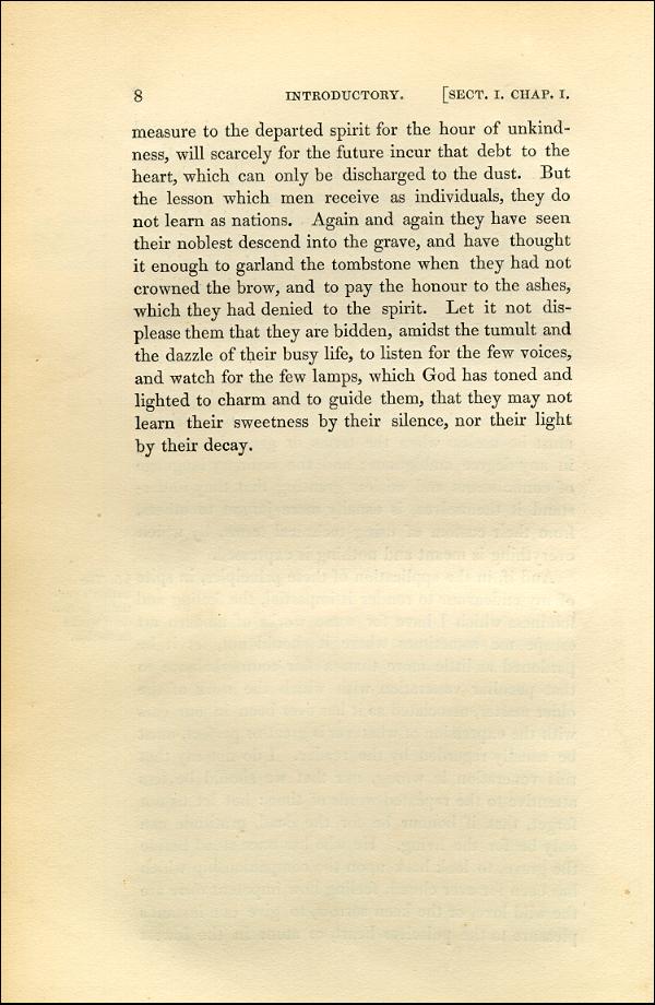 'Modern Painters' Volume I (1843 edition): Part I: Section I: Chapter I: Page 8