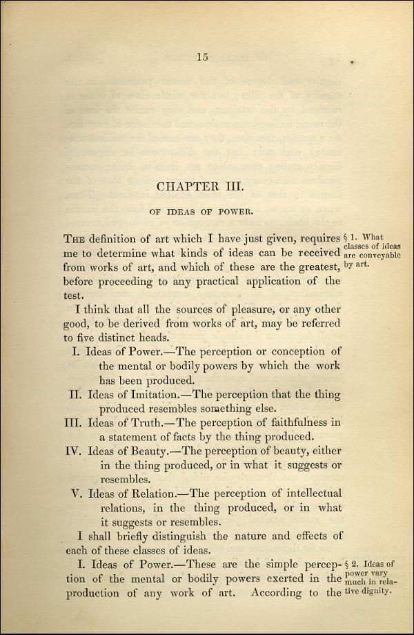 'Modern Painters' Volume I (1843 edition): Part I: Section I: Chapter III: Page 15