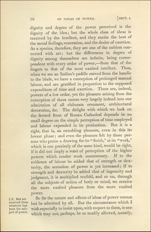 'Modern Painters' Volume I (1843 edition): Part I: Section I: Chapter III: Page 16