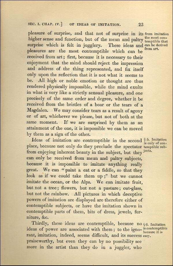 'Modern Painters' Volume I (1843 edition): Part I: Section I: Chapter IV: Page 23