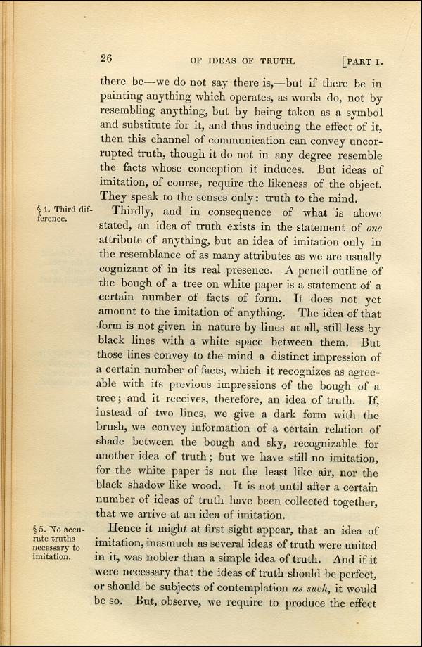 'Modern Painters' Volume I (1843 edition): Part I: Section I: Chapter V: Page 26