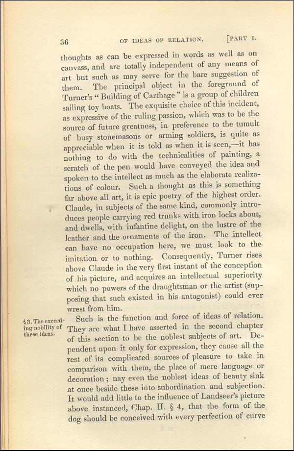 'Modern Painters' Volume I (1843 edition): Part I: Section I: Chapter VII: Page 36