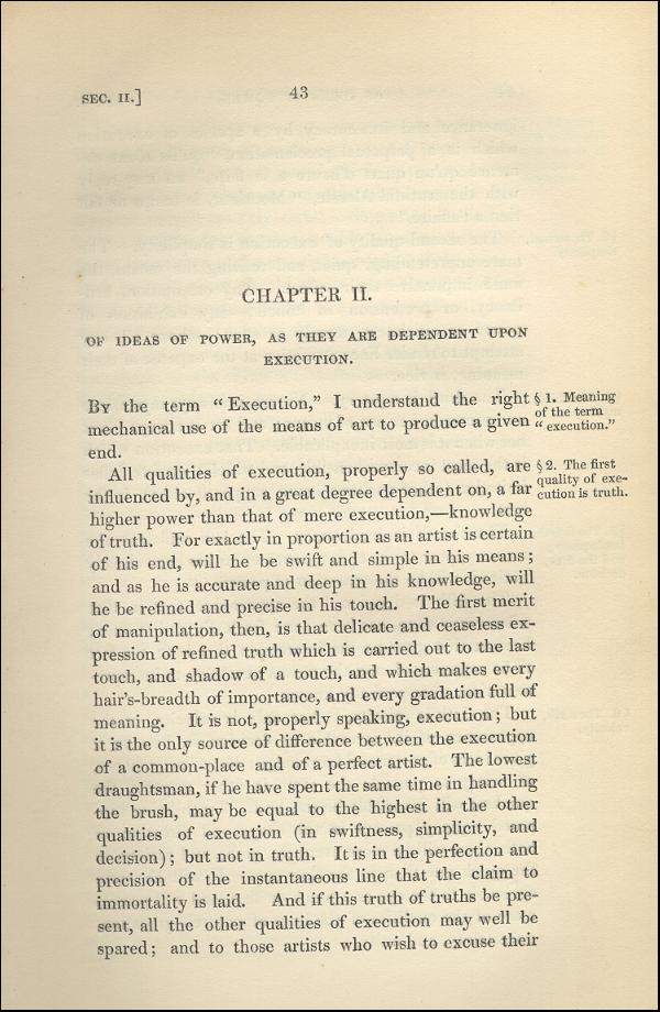 'Modern Painters' Volume I (1843 edition): Part I: Section II: Chapter II: Page 43