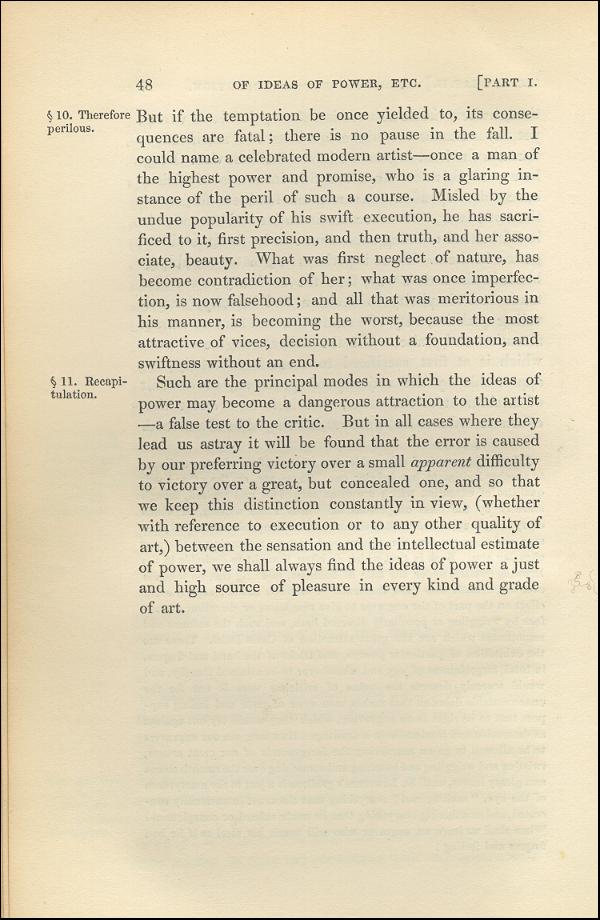 'Modern Painters' Volume I (1843 edition): Part I: Section II: Chapter II: Page 48