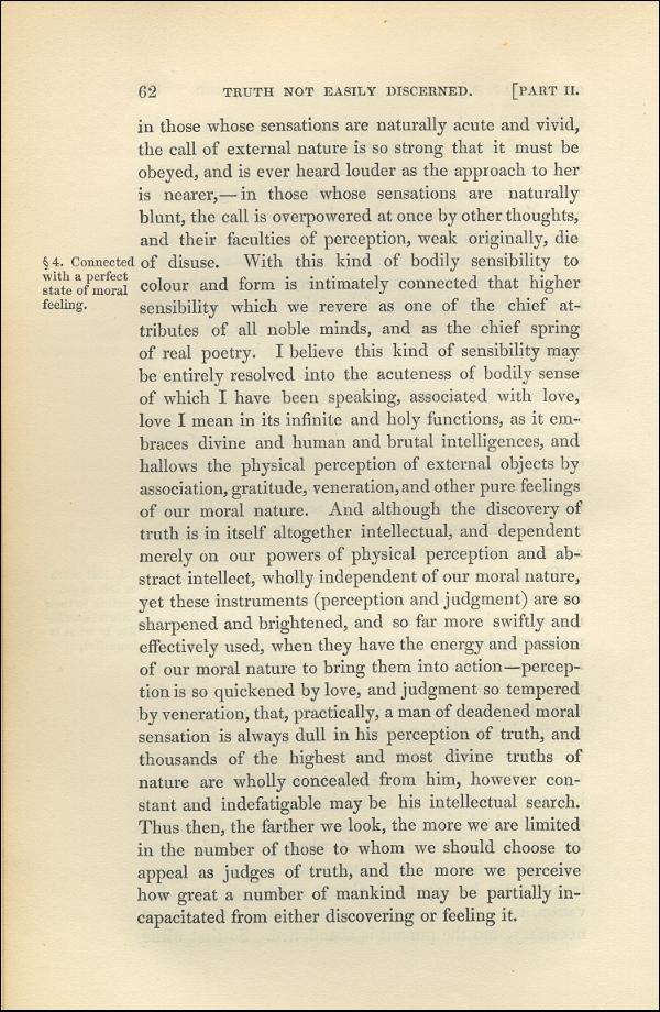 'Modern Painters' Volume I (1843 edition): Part II: Section I: Chapter II: Page 62