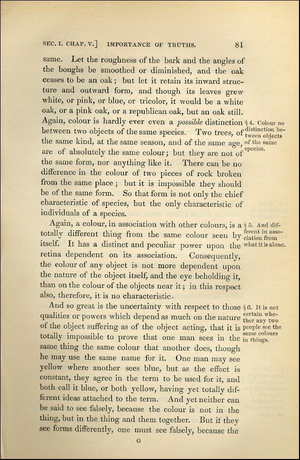 'Modern Painters' Volume I (1843 edition): Part II: Section I: Chapter V: Page 81