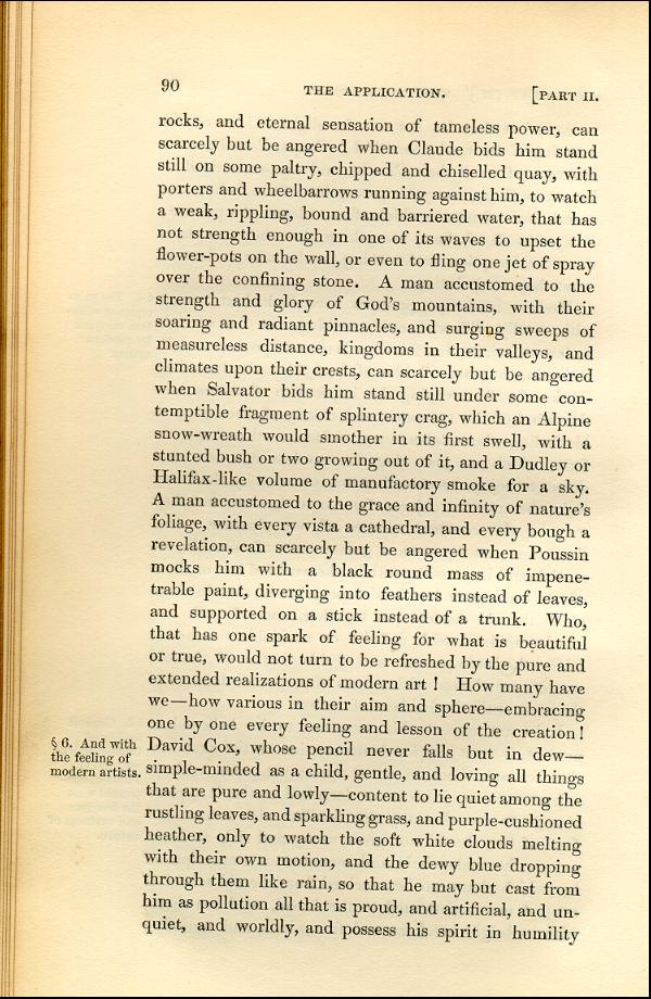 'Modern Painters' Volume I (1843 edition): Part II: Section I: Chapter VII: Page 90