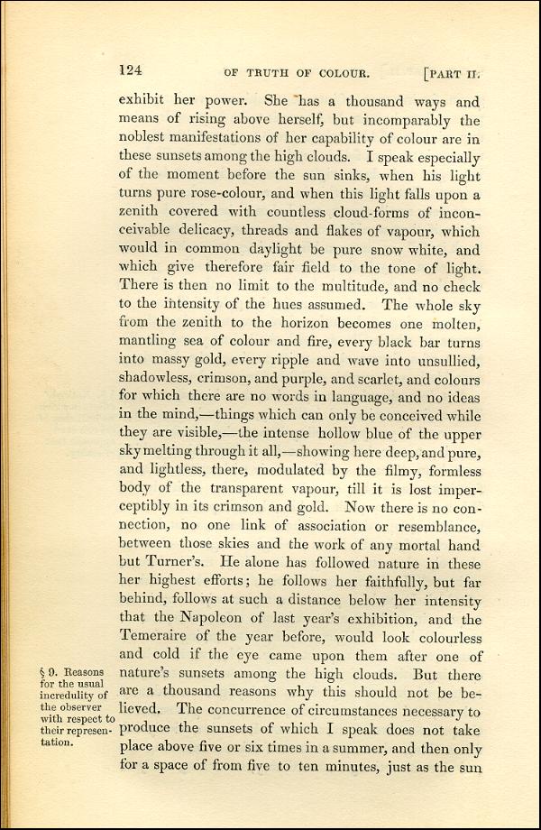 'Modern Painters' Volume I (1843 edition): Part II: Section II: Chapter II: Page 124