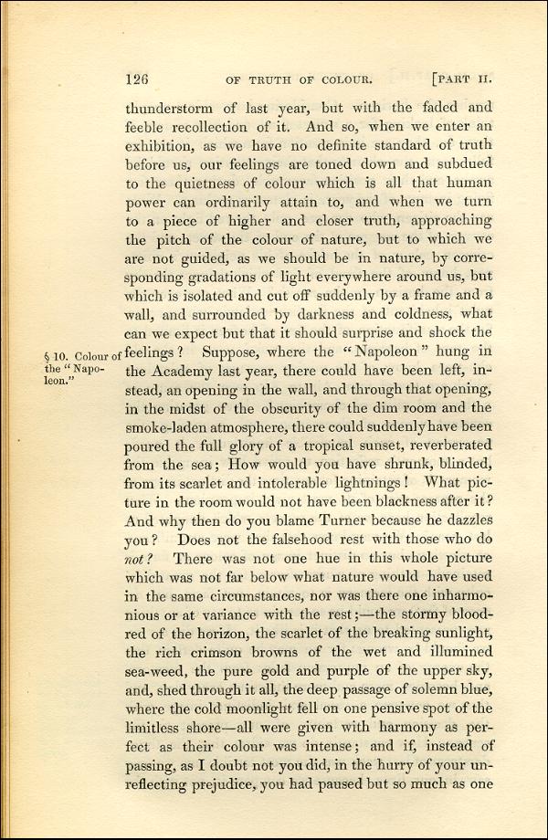 'Modern Painters' Volume I (1843 edition): Part II: Section II: Chapter II: Page 126