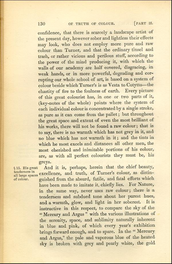 'Modern Painters' Volume I (1843 edition): Part II: Section II: Chapter II: Page 130