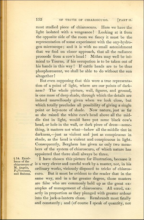 'Modern Painters' Volume I (1843 edition): Part II: Section II: Chapter III: Page 152