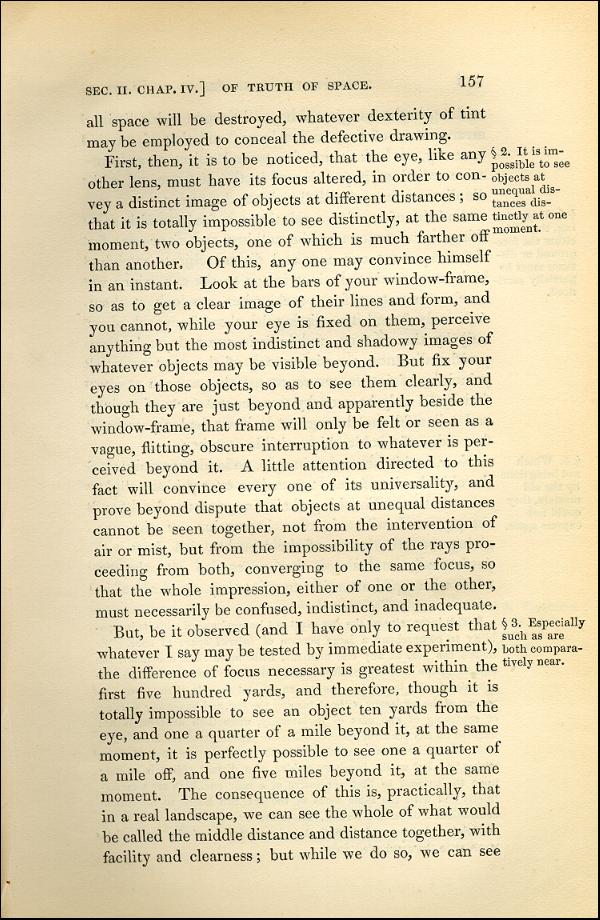 'Modern Painters' Volume I (1843 edition): Part II: Section II: Chapter IV: Page 157