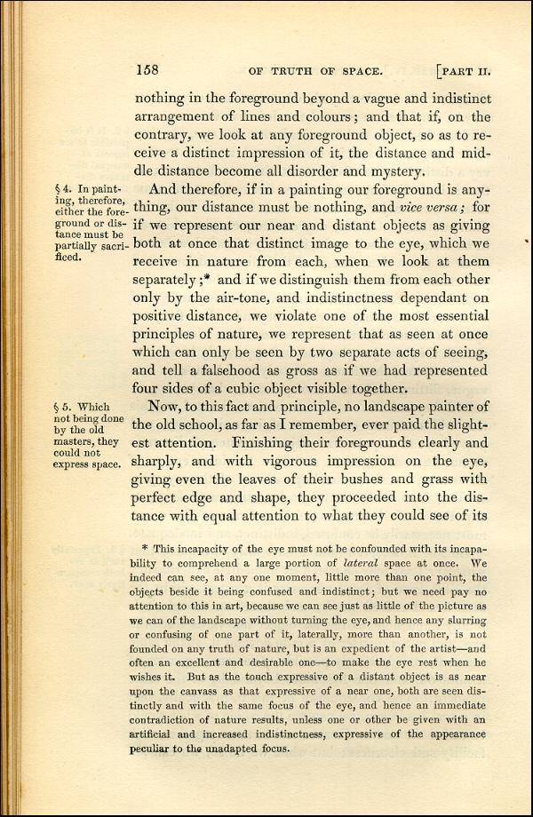 'Modern Painters' Volume I (1843 edition): Part II: Section II: Chapter IV: Page 158