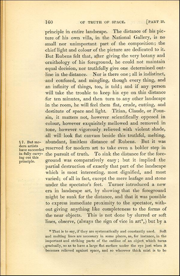 'Modern Painters' Volume I (1843 edition): Part II: Section II: Chapter IV: Page 160