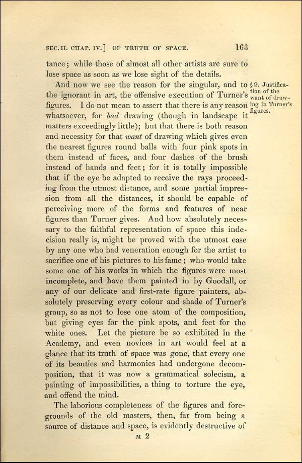 'Modern Painters' Volume I (1843 edition): Part II: Section II: Chapter IV: Page 163