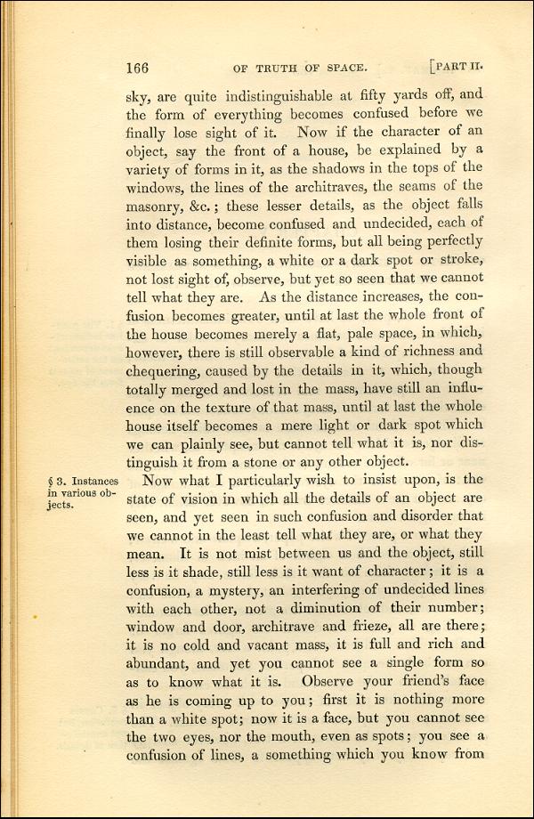 'Modern Painters' Volume I (1843 edition): Part II: Section II: Chapter V: Page 166