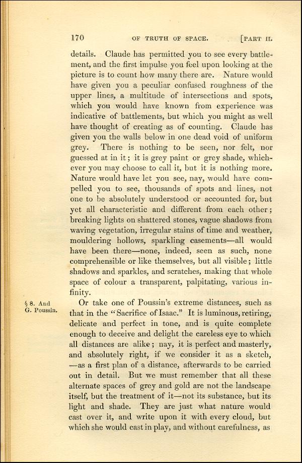 'Modern Painters' Volume I (1843 edition): Part II: Section II: Chapter V: Page 170