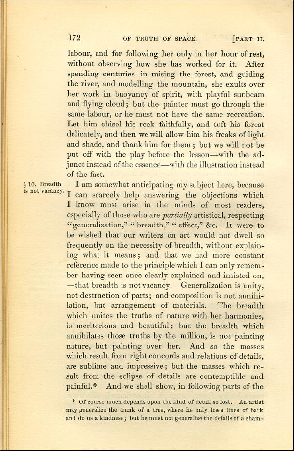 'Modern Painters' Volume I (1843 edition): Part II: Section II: Chapter V: Page 172