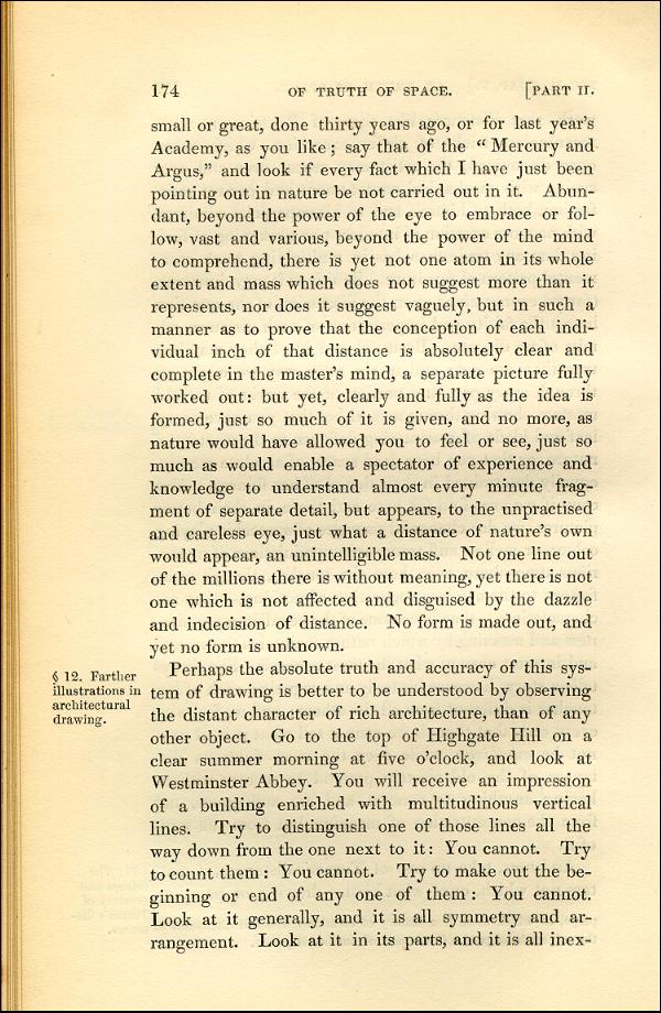 'Modern Painters' Volume I (1843 edition): Part II: Section II: Chapter V: Page 174