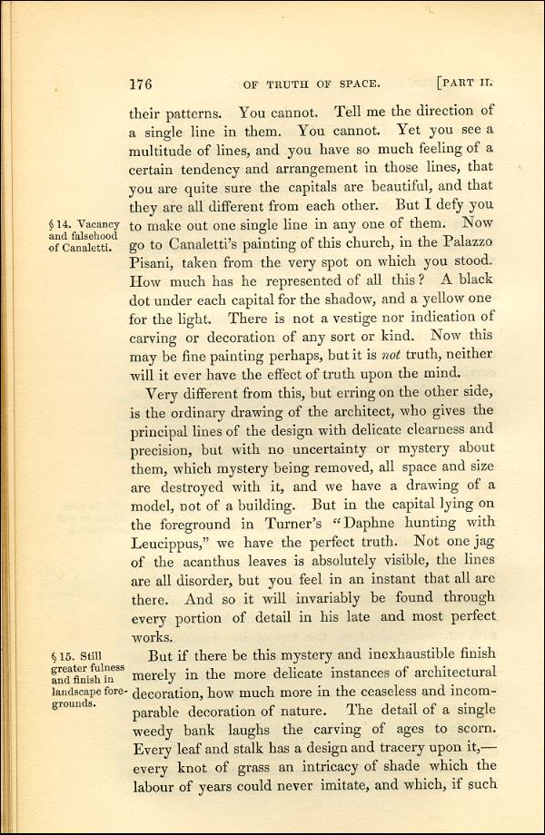 'Modern Painters' Volume I (1843 edition): Part II: Section II: Chapter V: Page 176