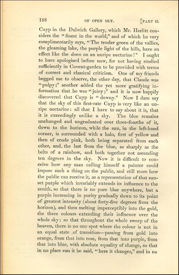 'Modern Painters' Volume I (1843 edition): Part II: Section III: Chapter I: Page 188